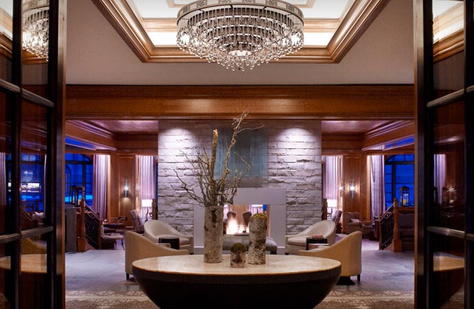 Interior design at St Regis Aspen Resort