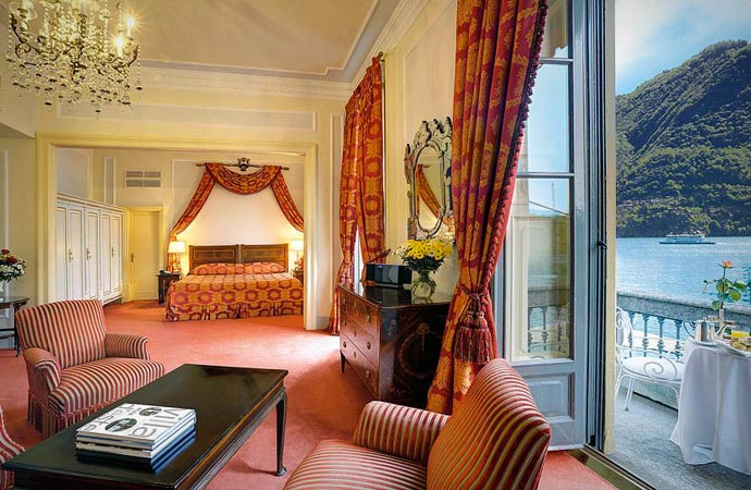 Room at Villa D'Este in Lake Como