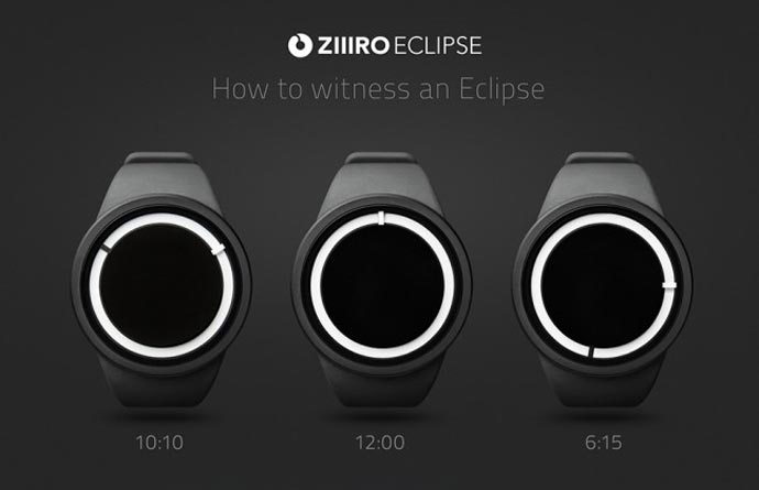 How to read the time on the Ziiiro Eclipse