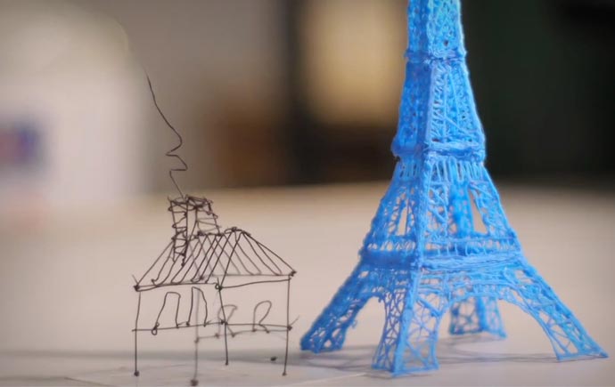 3D Doodler Eiffel Tower