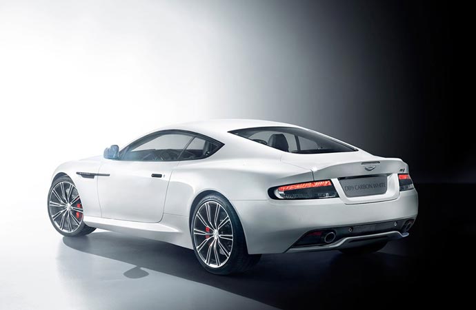 Aston Martin DB9 carbon white edition