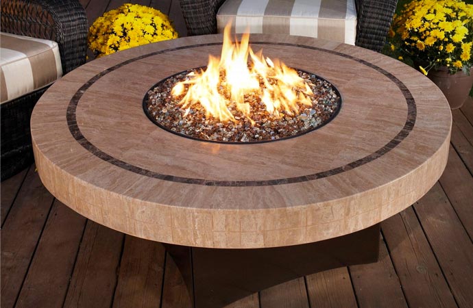 Oriflamme fire table