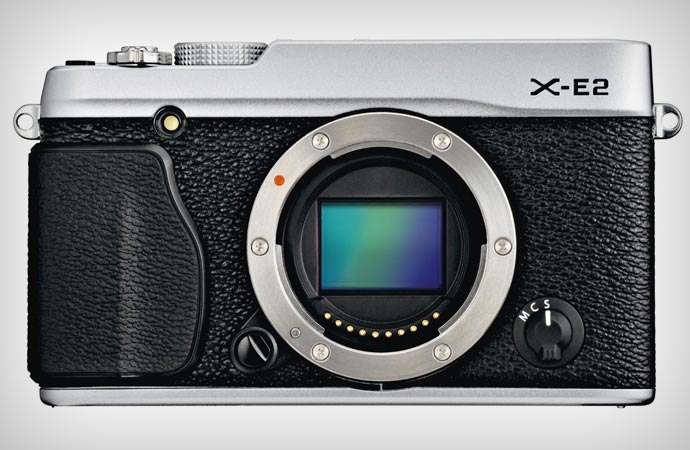 Silver Fujifilm X-E2 Camera