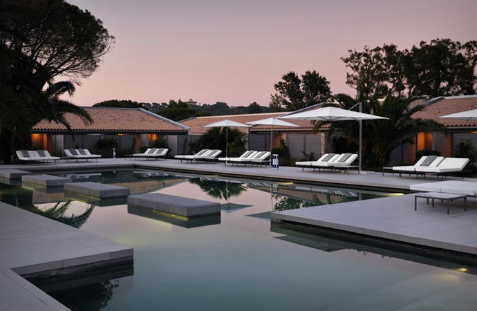 Pool at Hotel Sezz in Saint Tropez