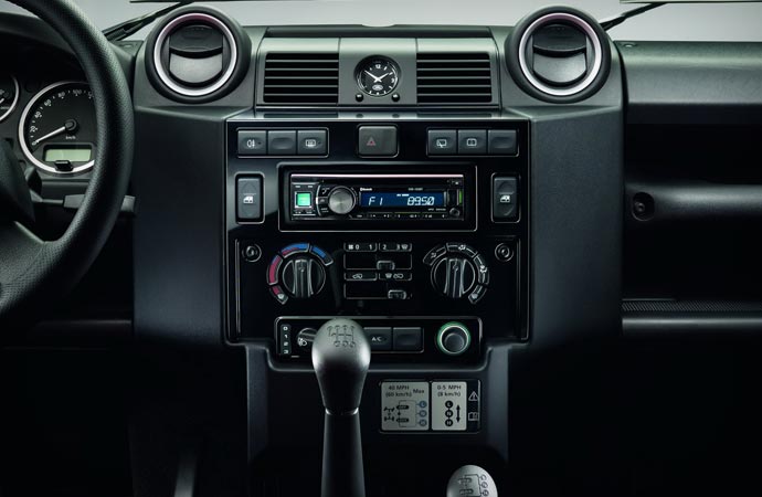 Land Rover Defender Black Pack Interior