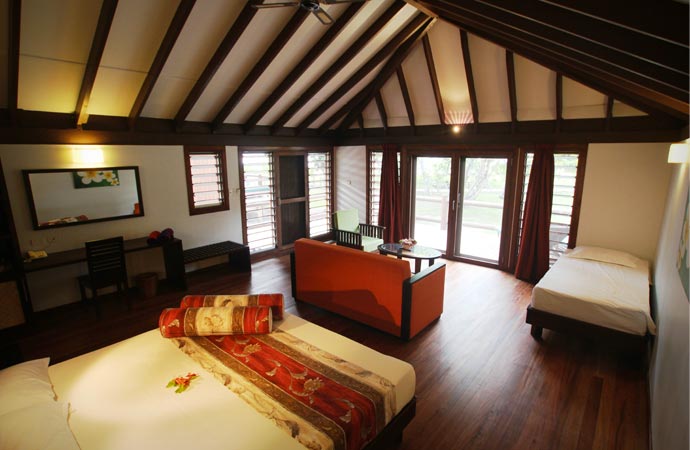 Room at Matangi resort in Fiji