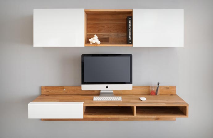 Wall Mounted Desk by Mashstudios
