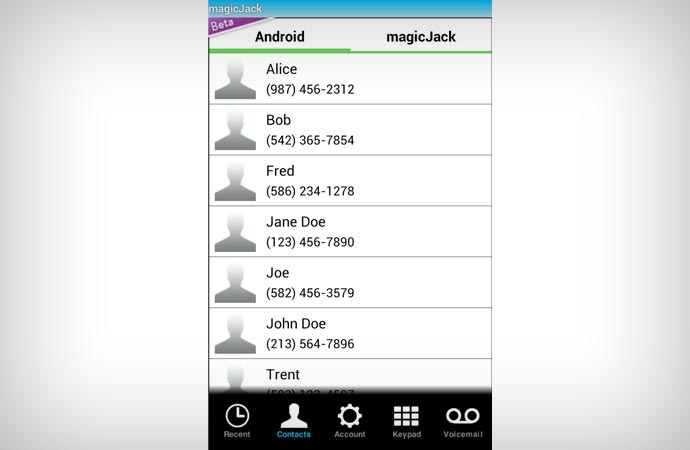 Free calling with the Magic Jack app