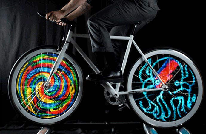 LED bicycle wheel lights