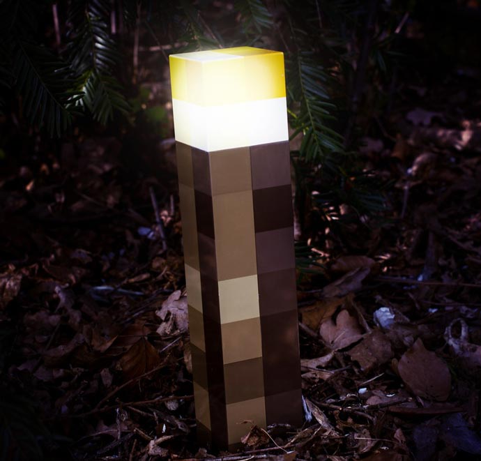 Minecraft light up torch