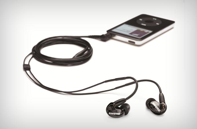 Shure SE215 noise isolating earphones