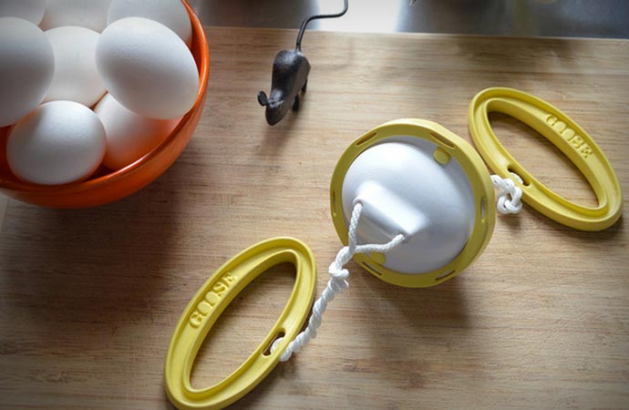 Golden goose egg scrambler on Kickstarter