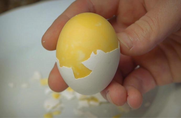 Golden goose egg scrambler