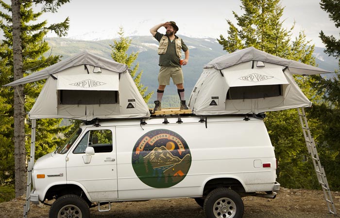 Le Tente rooftop tent by Poler