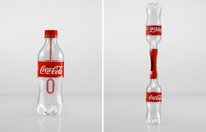 Coca-Cola bottles reused for different purposes