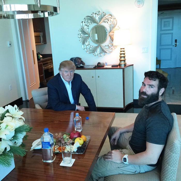Dan Bilzerian with Donald Trump