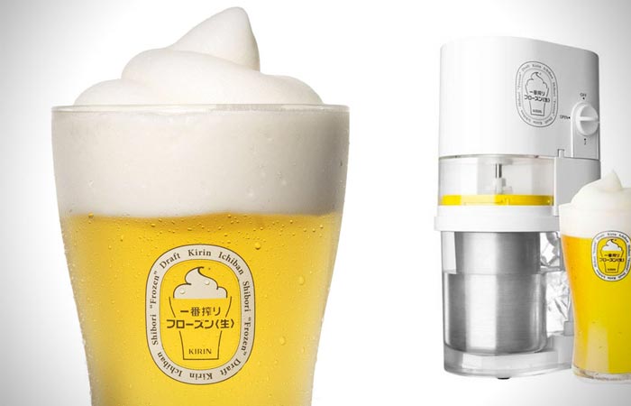 Kirin Ichiban frozen beer slushie maker