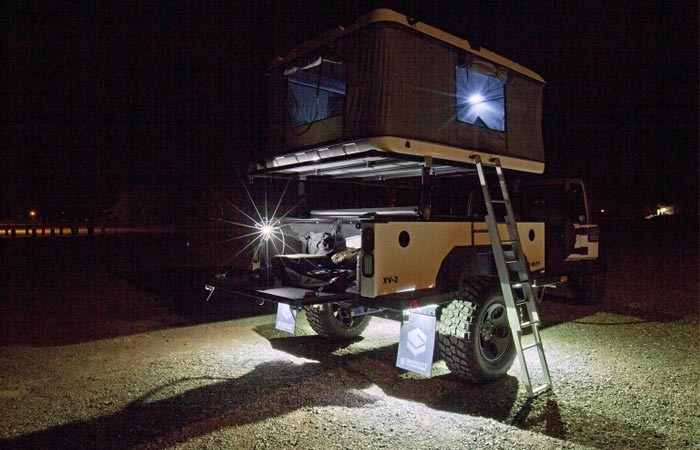 Xventure off road trailer with shelter