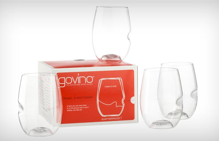 Govino flexible wine glasses