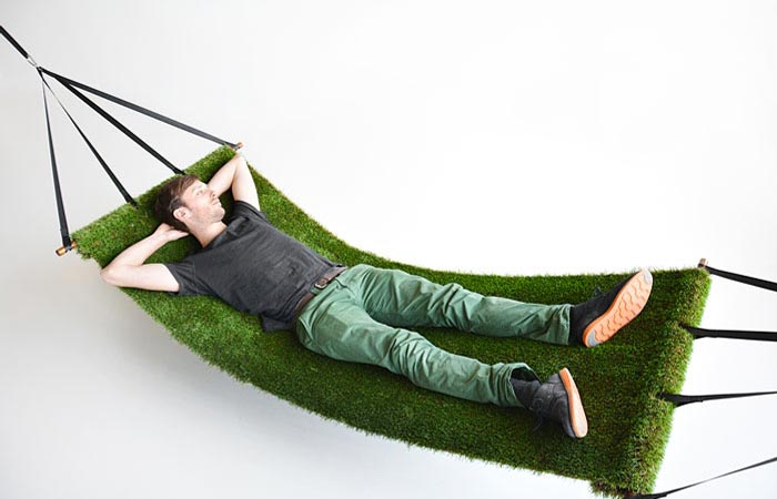 Grass field hammock