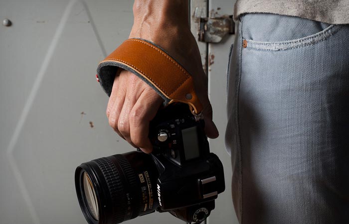 Leather strap for camera