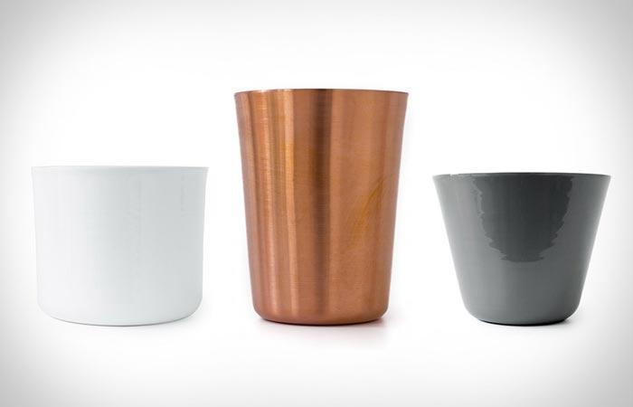 Different size and material tumblers