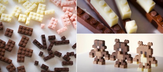 EDIBLE CHOCOLATE LEGO
