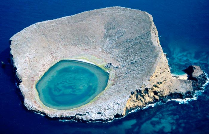 Galapagos Islands crater lake