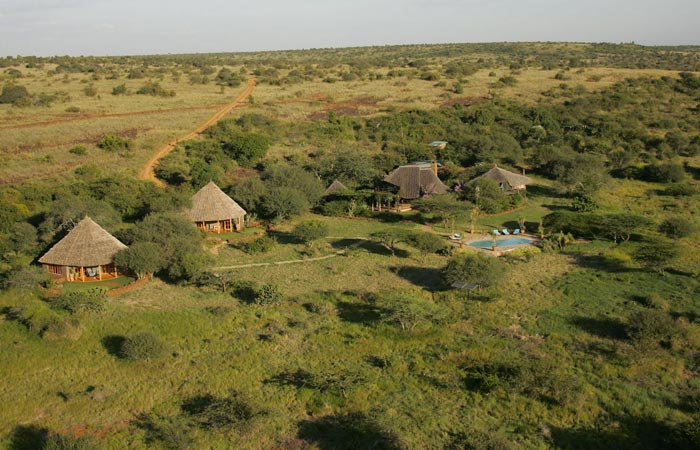 Loisaba Wilderness in Kenya aerial view
