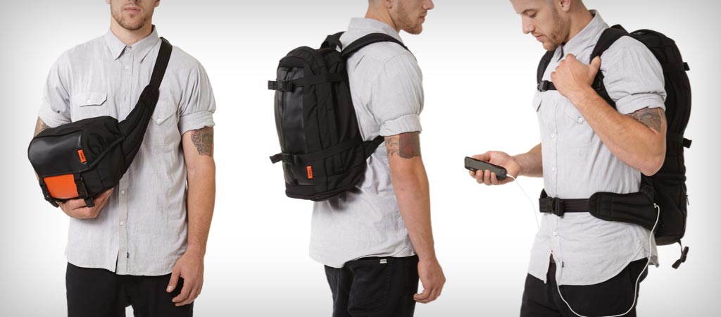 Soot Electropack 2 backpack, chargeable carry-on