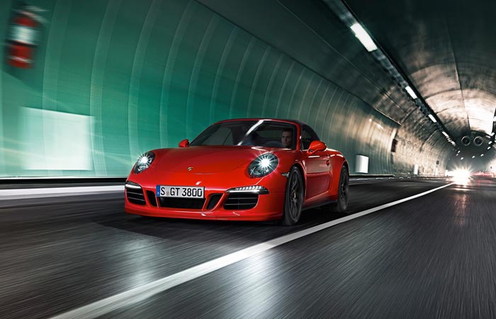 Red 2015 Porsche 911 GTS