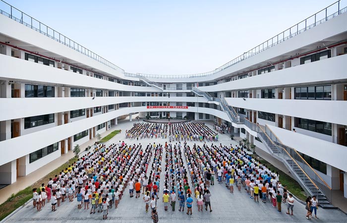 Tian Tai No.2 primary school by Lycs Architects