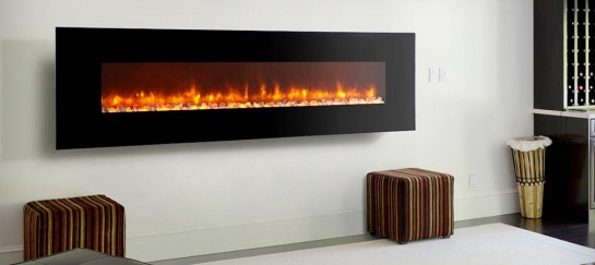 LED WALL MOUNTED ELECTRIC FIREPLACES | BY DYNASTY