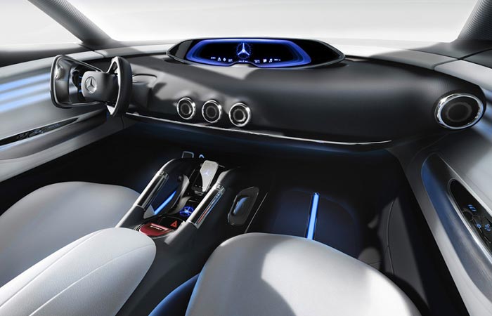 Interior of the Mercedes-Benz Vision G-Code