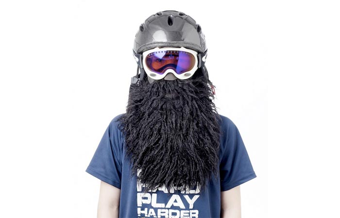 Beardski ski mask black beard