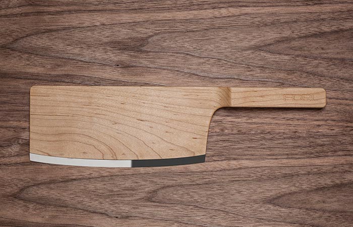 Butcher's knife made from Canadian Maple
