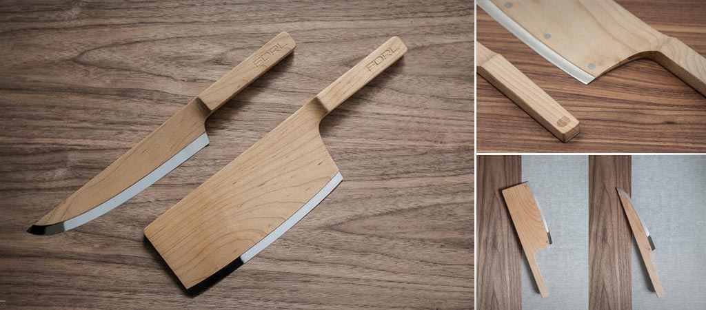 Canadian Maple Knife Set