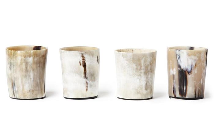 Ox Horn whiskey tumblers