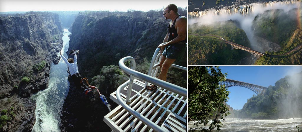 Victoria Falls bungee jumping