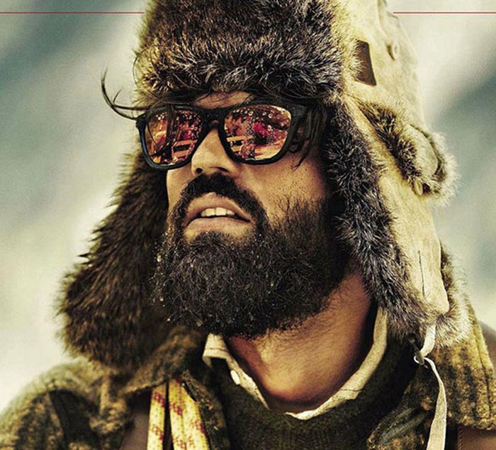 Beard keeping a man's face warm during winter