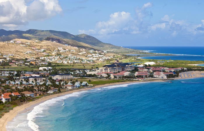 Aerial view of St-Kitts