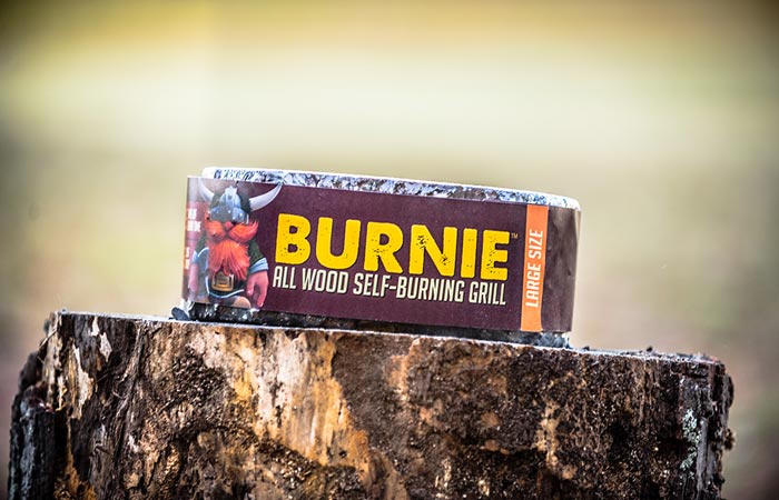 Burnie portable campfire log
