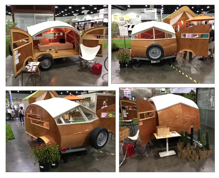 Find out about hiring our 2-berth teardrop trailer “Darwin”