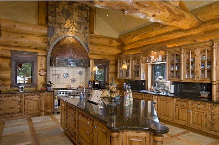 Log Cabin kitchen design