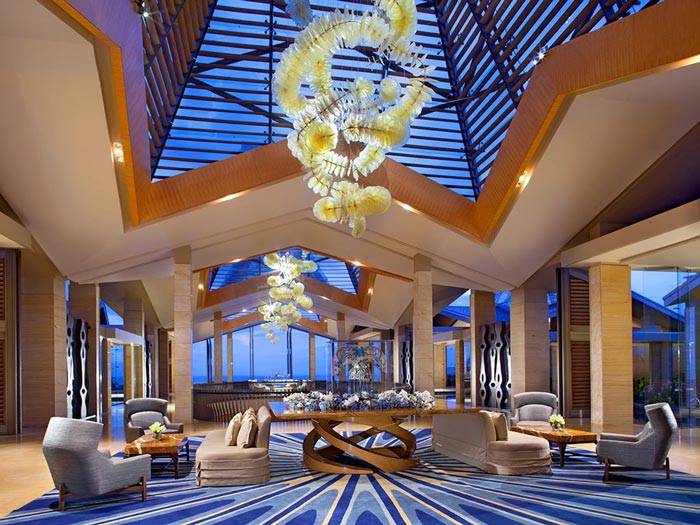 Interior design at Mulia resort