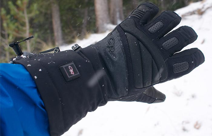 Outdoor Research heated glove