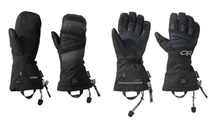 Outdoor Research Lucent heated glove and mitt