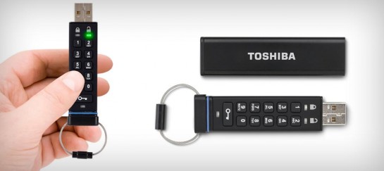 TOSHIBA ENCRYPTED USB FLASH DRIVE