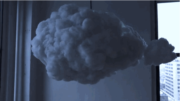 Gif of Cloud Speaker and Lamp by Richard Clarkson