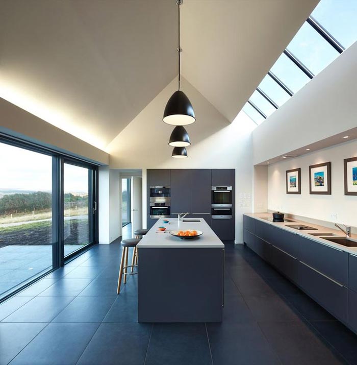 Kitchen in a private home on Skye Island